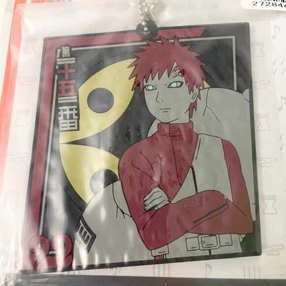 Naruto Japanese Anime Ichiban Kuji Rubber Charm Keychain Gaara - Picture 12 of 13